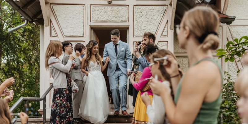 Auszug zur Hochzeit in der Alten Mühle in Rüsselsheim