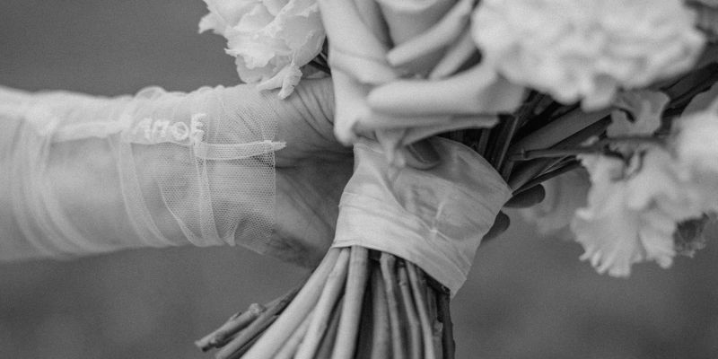 Hochzeitskleid im Palmengarten Frankfurt